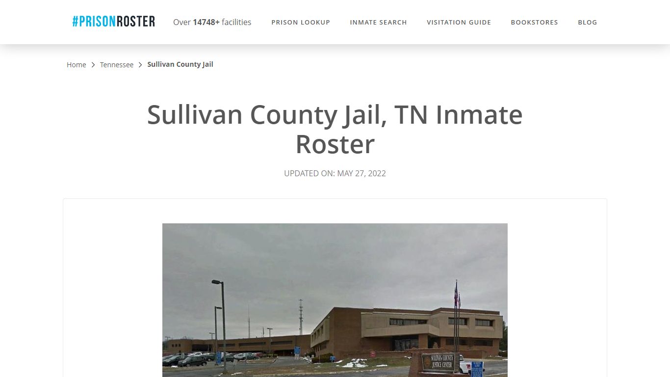 Sullivan County Jail, TN Inmate Roster - Prisonroster